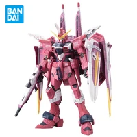 bandai original gundam model kit anime figure justice gundam rg 1144 action figures collectible ornaments toys gifts for kids