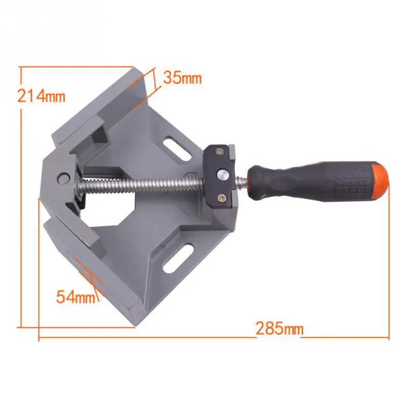 

90 Degree Right Angle Clamp Angle Clamp Woodworking Frame Clip Right Angle Folder Tool Aluminum Single Handle