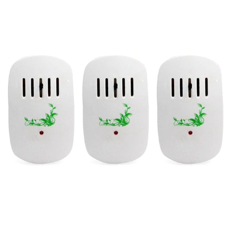 

3X Air Purifier For Home Negative Ion Generator Air Cleaner Remove Formaldehyde Smoke Dust Purification Home(US Plug)