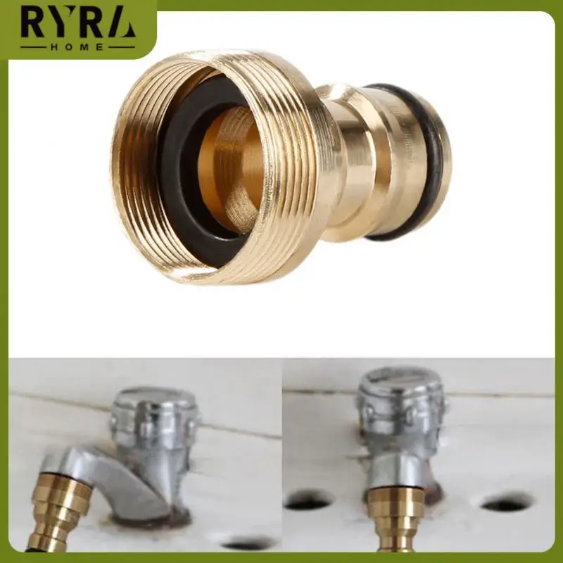 

2/4/5PCS General Brass Kitchen Faucet Connector Threaded Hose Water Pipe Adapter Connector Pipe Fitting Spray Nozzle Tool 23mm