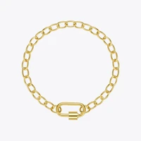 enfashion punk screw bracelets for women fashion jewellery gold color stainless steel boho armband bracelet party pulseras b2181