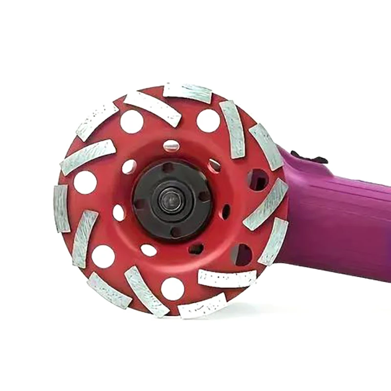 1pc Diamond Grinding Wheel 4.5inch 5inch Granite Marble Grinder Plate Concrete Polishing Disc Cup Bore22.23mm