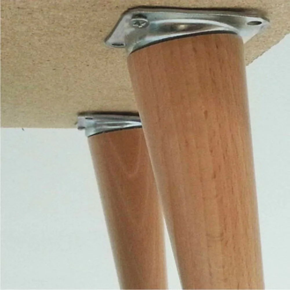 

4pcs Leg Fixing Mounting Plates Level M8x50 Metal Dowel Screws 16xM3.5*20 Screws For Securely Furniture Sofas Chair Coffee Table