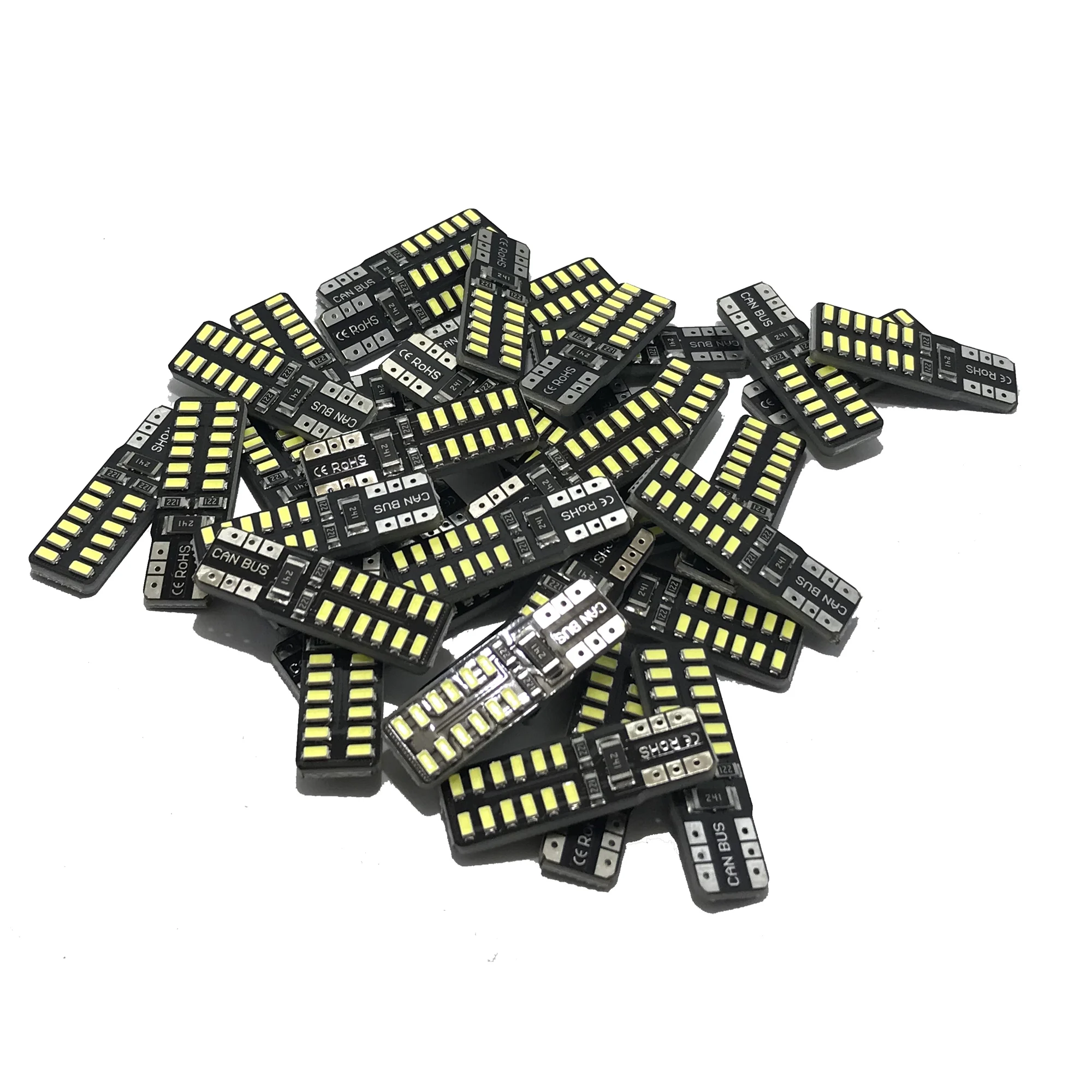 

Оптовая продажа светодиодных ламп T10 canbus 24led 3014smd w5w Canbus для автомобиля Smd светильник 194 t10 24smd светодиодные лампы без ошибок Obc 500 шт. в упаковке
