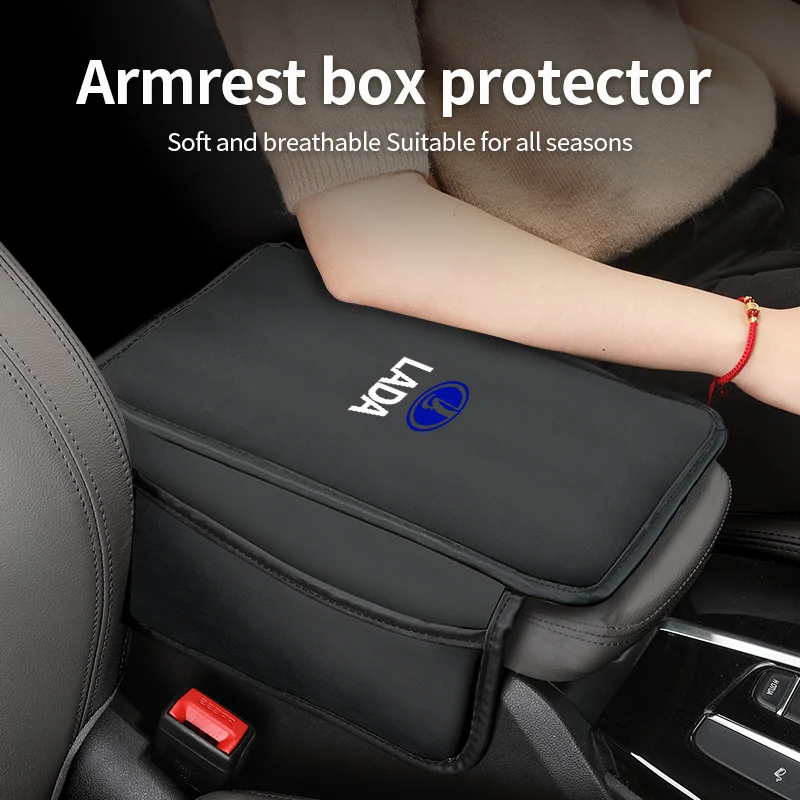 

Car Central Armrest Pad Console Arm Rest Protection Cushion For Lada Priora Sedan Sport Kalina Granta Vesta Niva Largus Vaz Sama