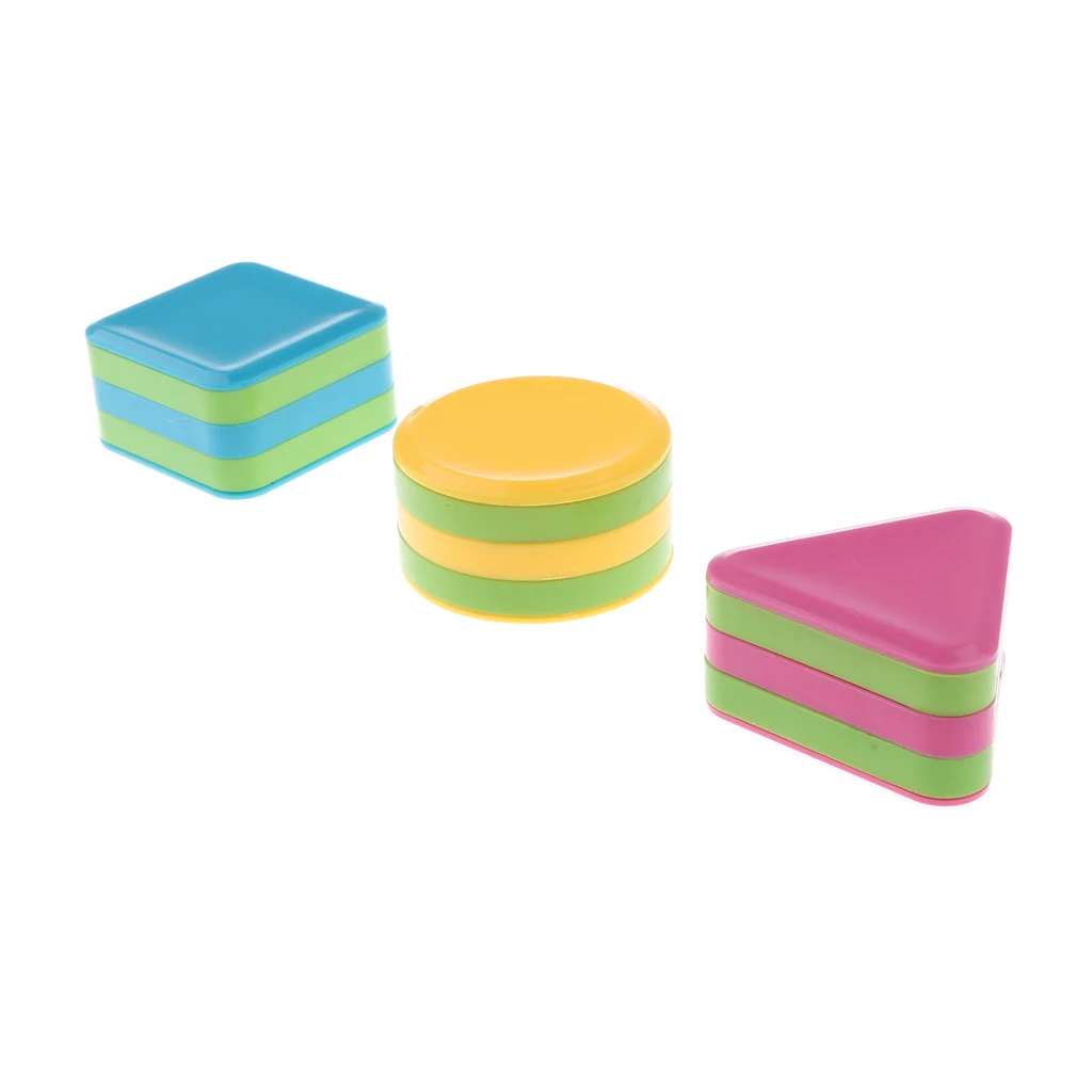 

3 Pieces Geometric Shakers for Toddlers Baby Early Educational Toy