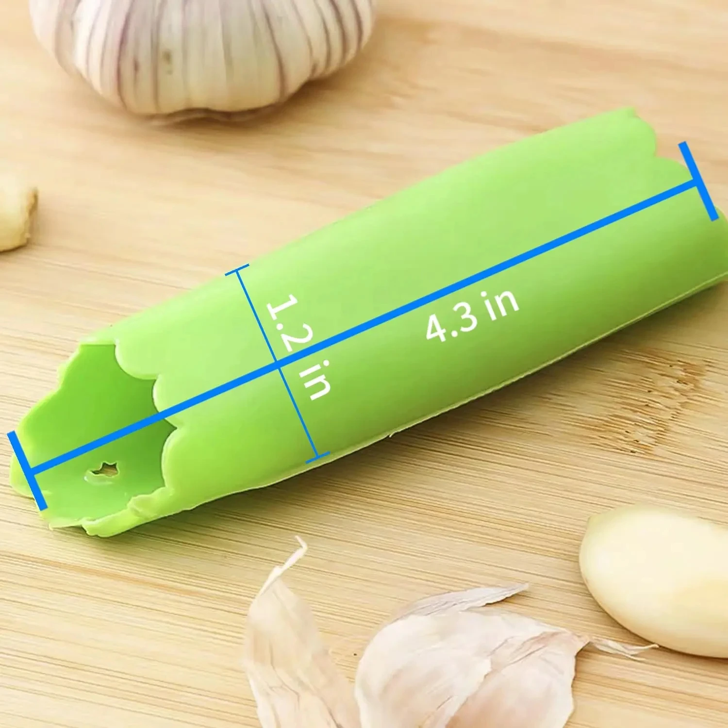 Силиконовая овощечистка для чеснока быстрый экологически чистый домашний