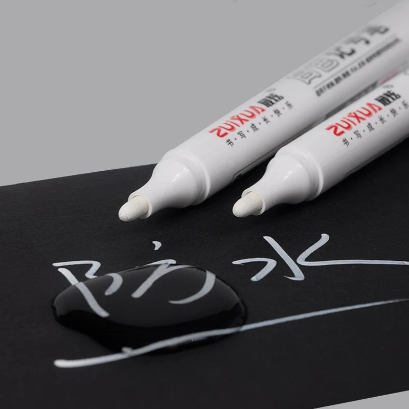 5 мм белый маркер водостойкий маслянистый для граффити резиновое стекло
