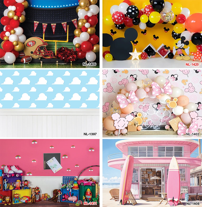 

Photography Background Bohemian Pink Balloons Boys Girls Birthday Party Cake Smash Portrait Decor Backdrop Photo Studio