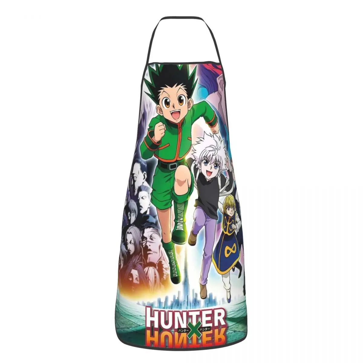 

Фартук для выпечки без рукавов Killua Zoldyck Kurapika Freecss Hunter X Hunter Аниме передник для шеф-повара бариста готовка домашняя уборка