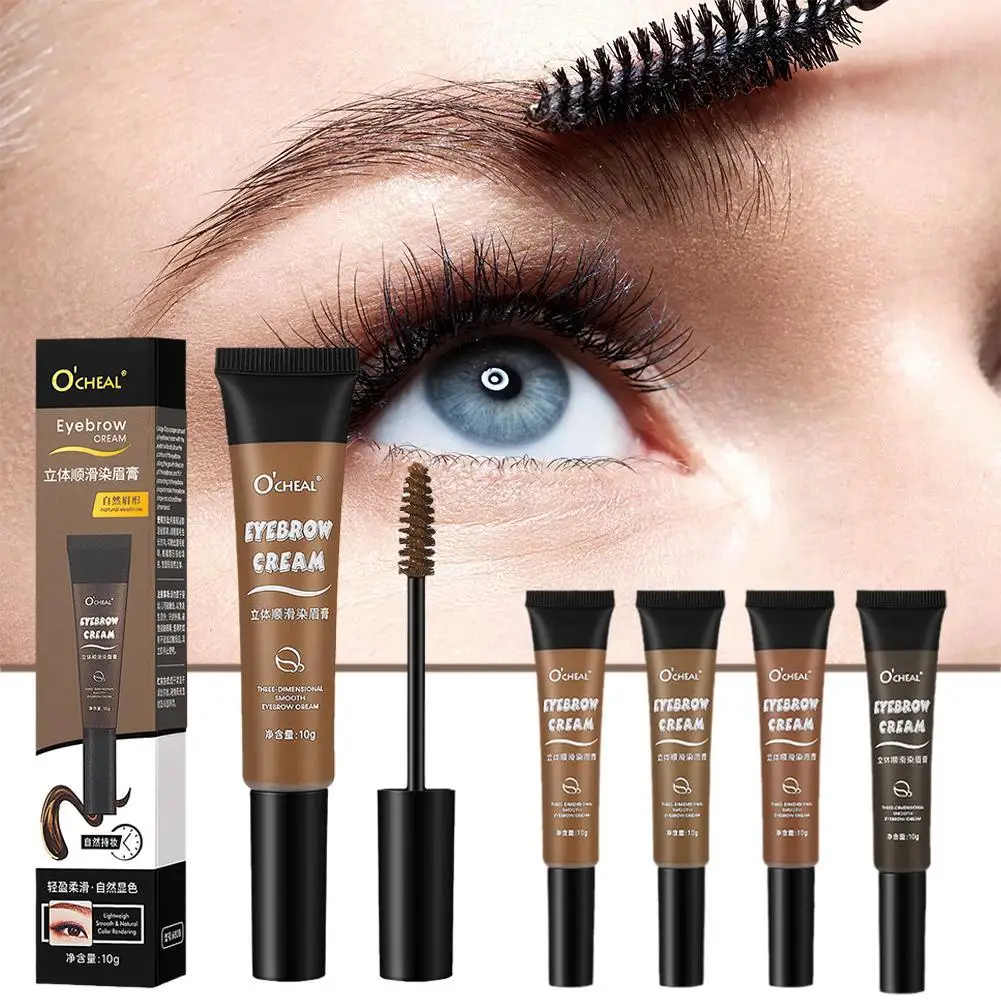 

4 Colors Professional Eyelash Eyebrow Dye Tint DIY Fast Tint Easy Dye Gel Eyelash Tint Kit Semi Permanent Eyebrow Coloring Cream