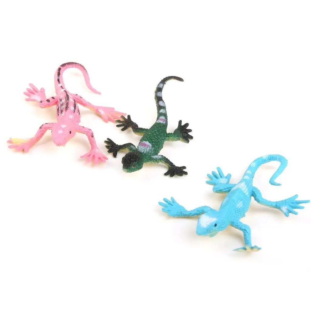 Маленькая пластиковая ящерица Gecko имитация реальности украшение детские игрушки