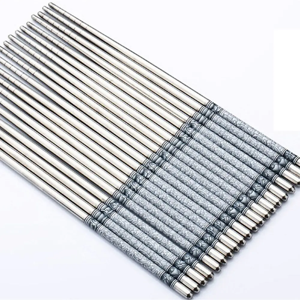 

Палочки для еды из нержавеющей стали 5 пар