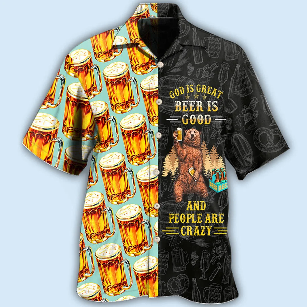 

Fashion Hawaiian Cheer beer Shirts 3d Printed Men Women Shirts Men's Vocation Lapel Camisa Summer Beach Short Sleeve Blouse