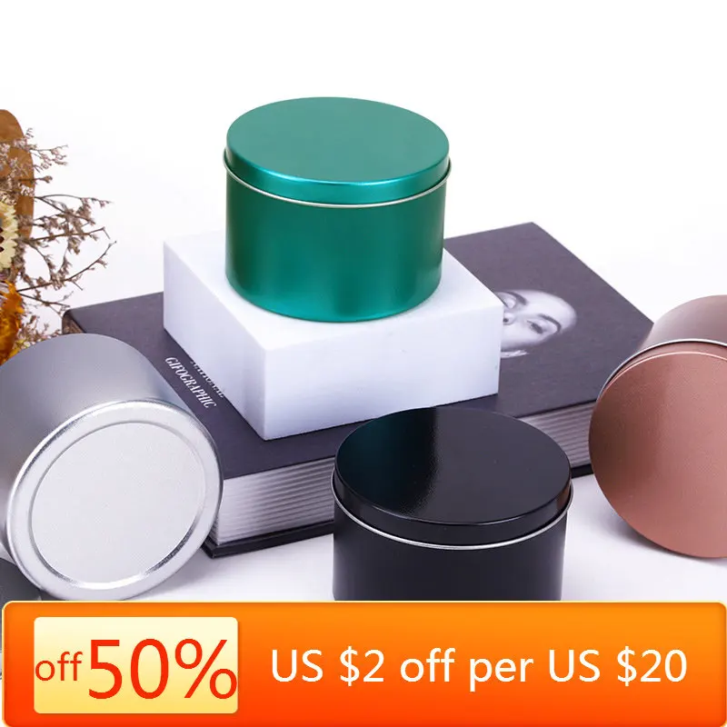 

Mini Tin Storage Metal Box Small Iron Pot Sealed Pot For Coffee Tea Candy Storage Accessiories Container Cans