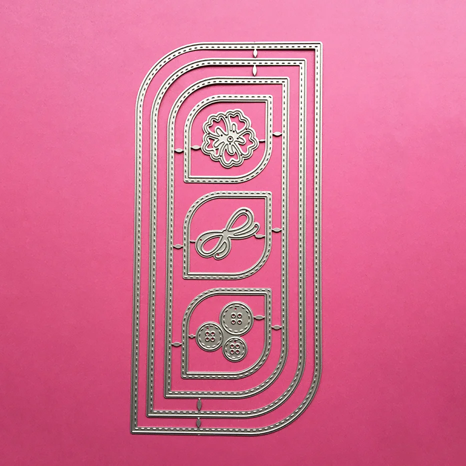 Набор неравномерных квадратных границ для скрапбукинга вырезанные штампы