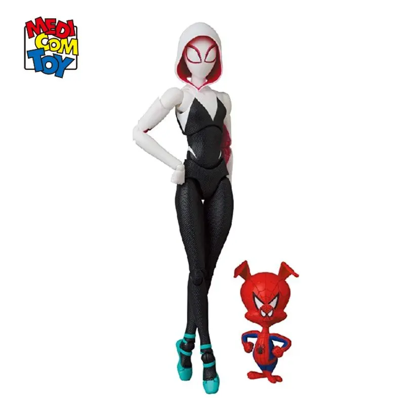 Игрушка MEDICOM из аниме Marvel MAFEX No. 134 искусственный паук Gwen (GWEN STACY) экшн-фигурка 140 мм
