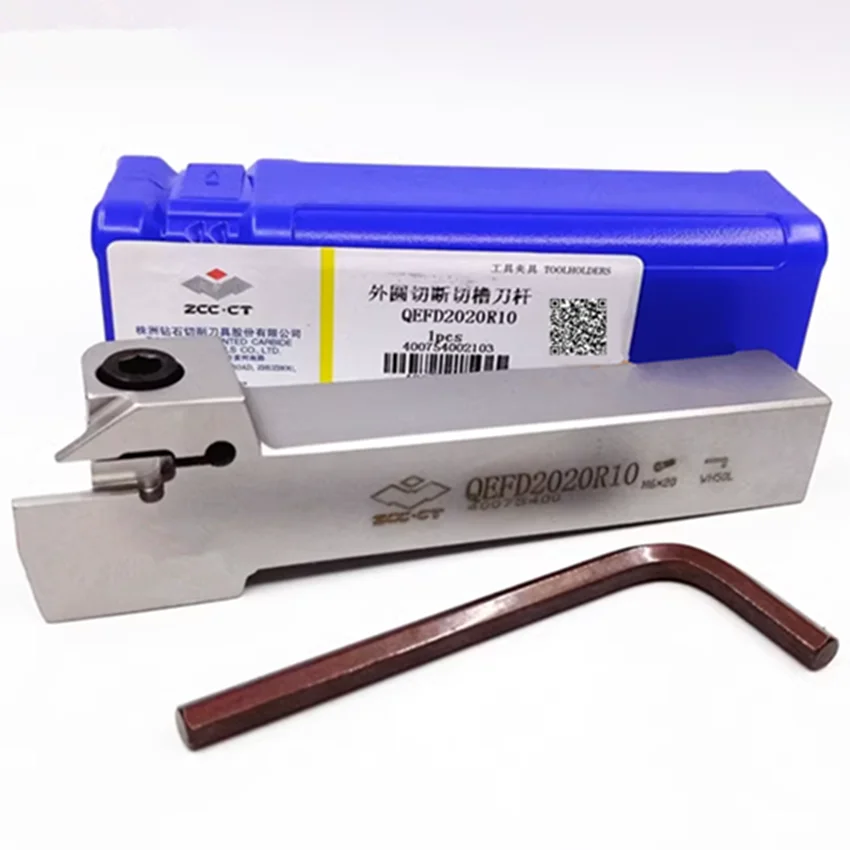 Qefd2020R10/Qefd2020L10/Qefd2020R17/Qefd2020L17 Zcc.Ct Cutting Grooving Tools External Turning Tool For 3.00Mm Inserts 1Pcs/Box