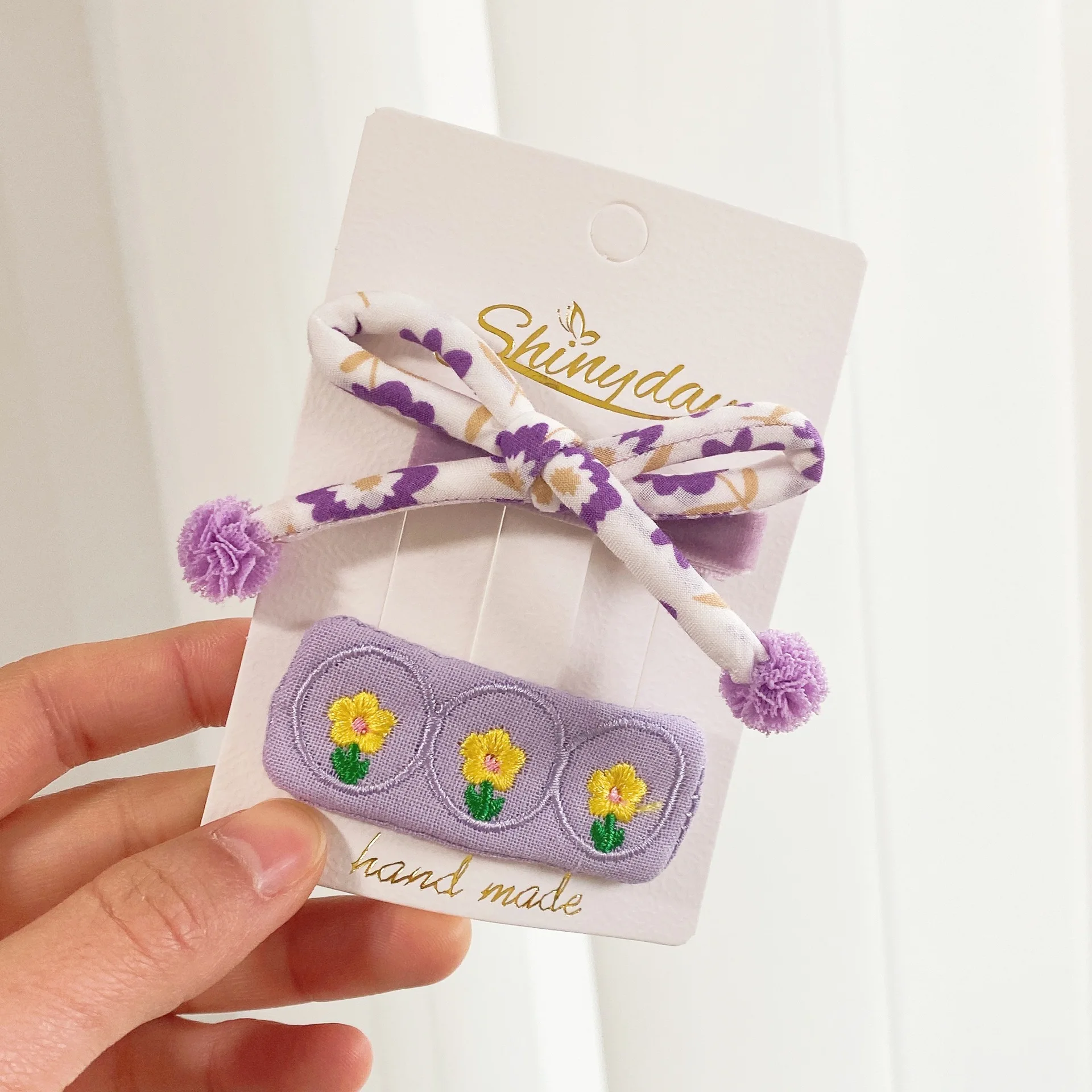 

New Hotsale 2pcs/set Children Hair Clips Floral Bow Baby Hairgrips Metal Barrettes Hair Accessories WLC018
