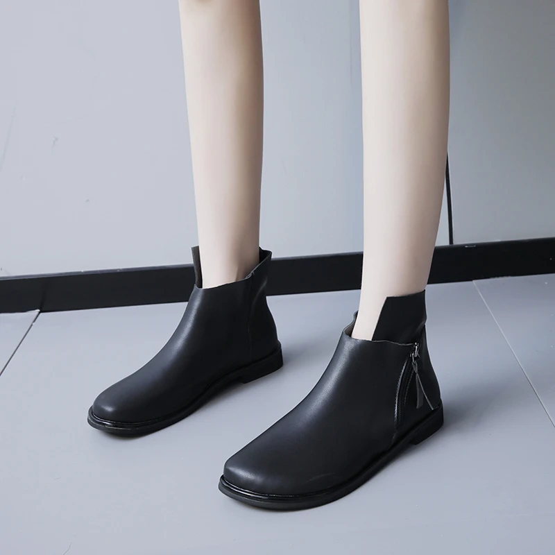 Ankle Boots Autumn Flats Vintage Shoes for Women Elegant Comfortable Soft Moccasin Fashion Woman Spring Summer Barefoot Hot 2023