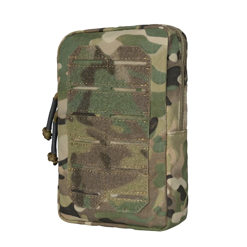 Idogear-bolsa táctica Molle, bolsa de utilidad Vertical, portador de placa de corte láser, bolsa de secado al sol, Kit de herramientas, equipo militar