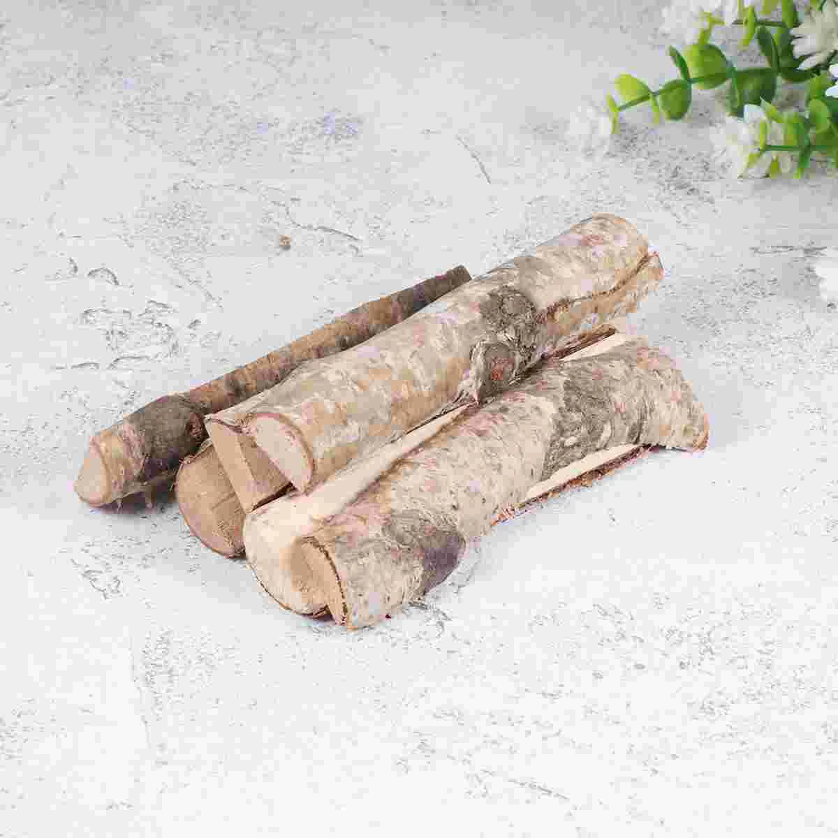

Wood Birch Log Christmas Wooden Branches Logs Aquarium Natural Tree Branch Tankstick Bundle Blocks Sticks Crafts Pieces