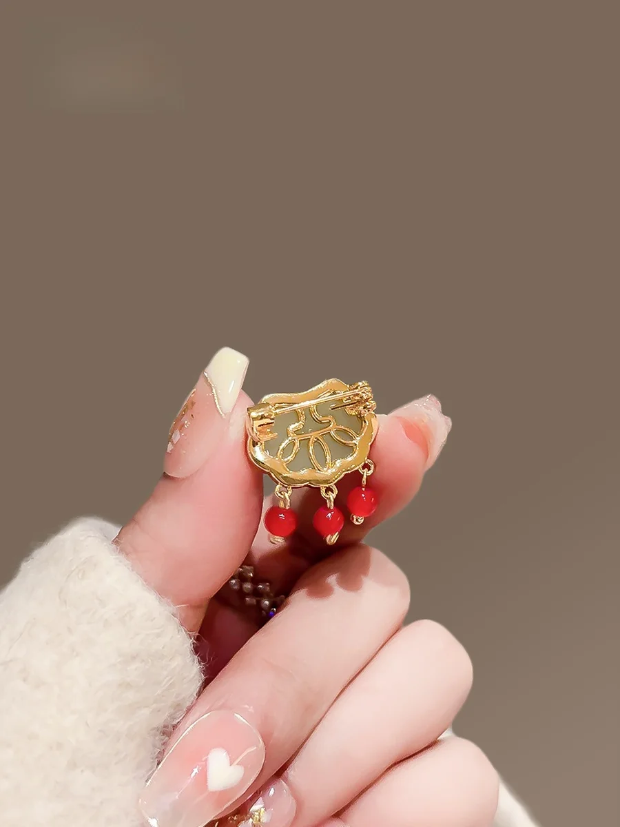 Guofeng Xiangyun брошь с безопасным замком элитная женская защитой от воздействия