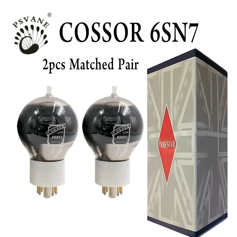 

PSVANE COSSOR 6SN7 Vacuum Tube Replaces CV181 6H8C 6N8P HIFI Audio Valve for Tube Amplifier Kit DIY Matched Quad Tube Amplifier