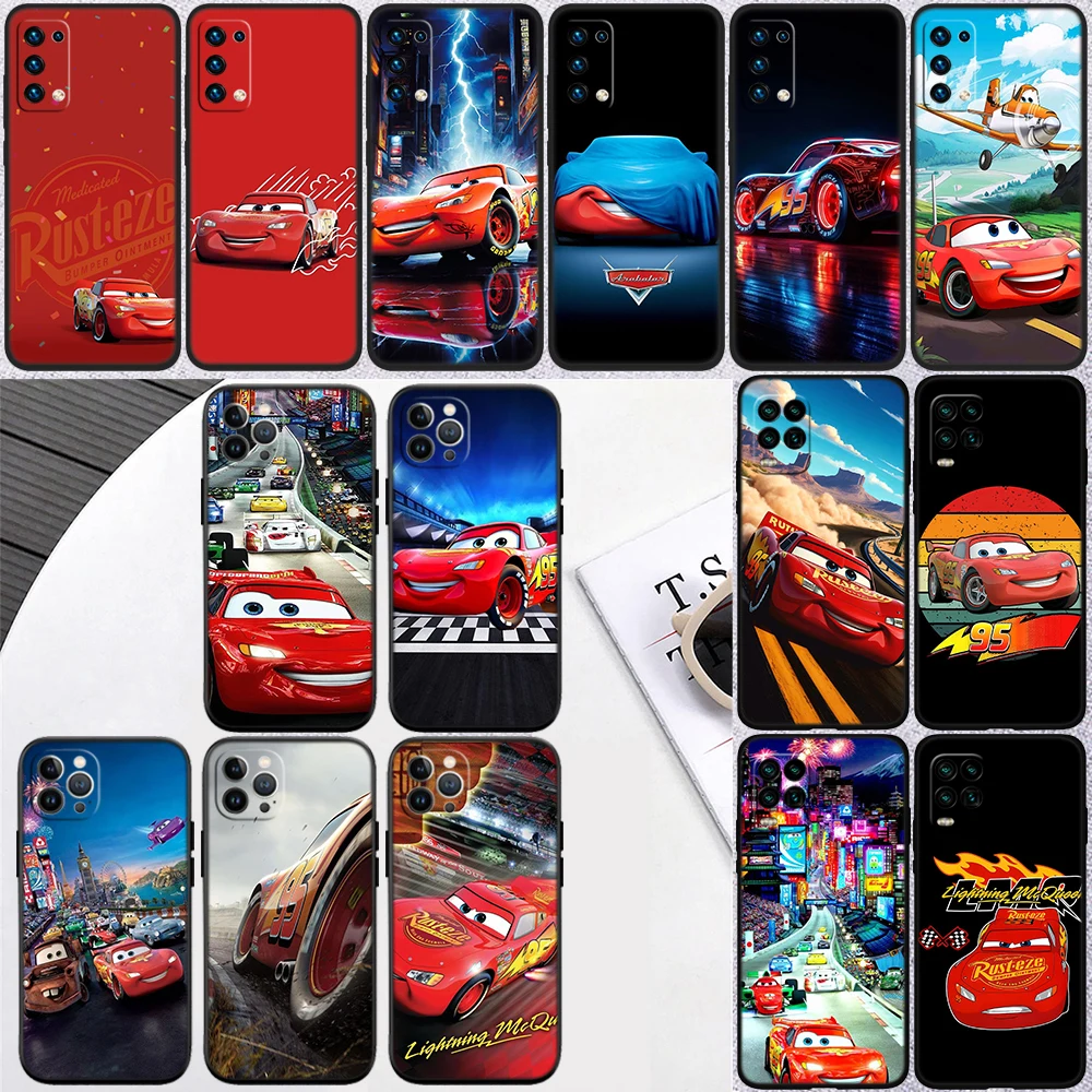 Фото Чехол для телефона ED6 Cars Lightning McQueen для OPPO A40 A60 A80 A15 A16 A17 A54 A54S A53 A53S A56 A57 A98 №1