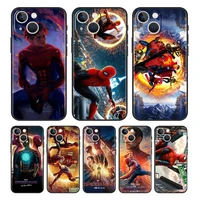 popular marvel spiderman 3 for apple iphone 13 12 11 mini pro xs max xr x 8 7 6 5 plus se 2020 black silicone phone case