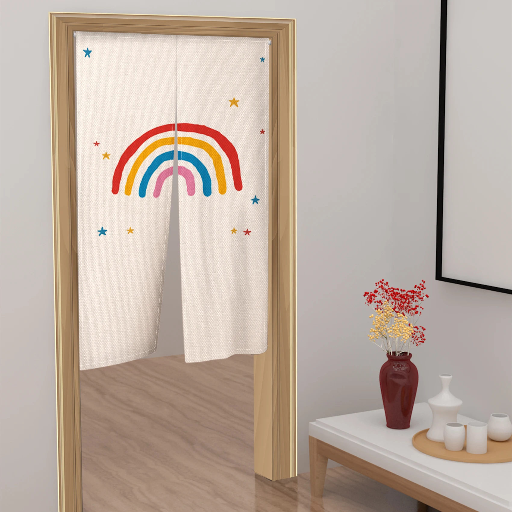 Скандинавская простая занавеска со смайликом мишка тедди украшение для спальни