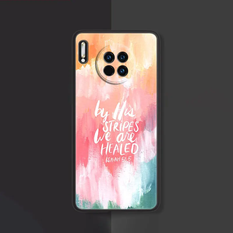 Библия Иисус Христос христианский чехол для Huawei NOVA 9 8 8i Y60 Y90 Mate 40 30 20 Honor X 7 5G 50 60 70 Lite