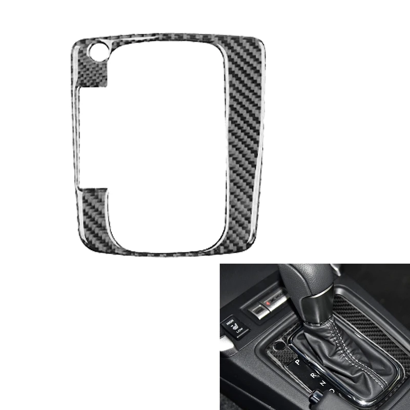 

Auto Carbon Fiber Central Gear Shift Panel Control Panel Decal Interior Modification for Subaru Forester 2013-2018 LHD