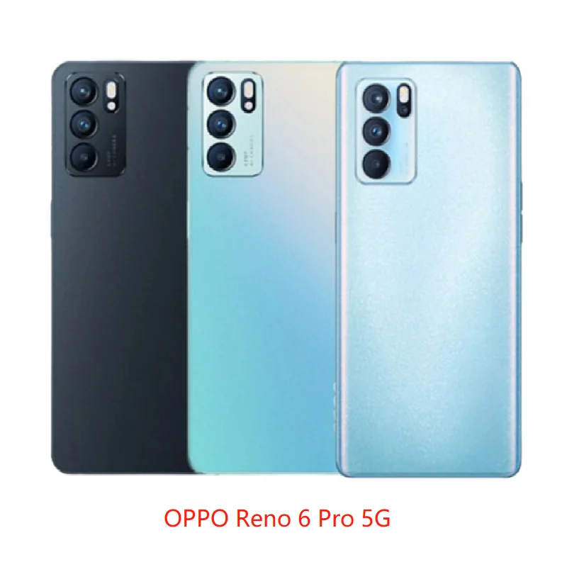 Задний корпус для OPPO Reno6 Pro 5G PEPM00 CPH2249 стеклянная крышка батарейного отсека ремонт