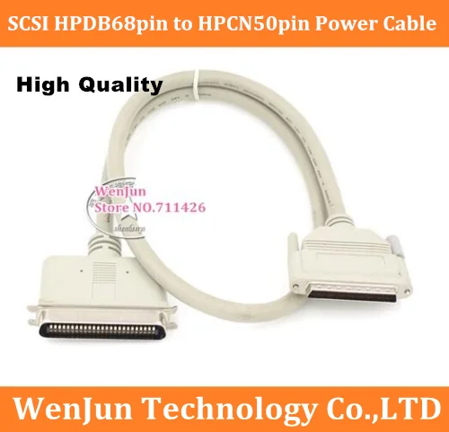 SCSI HPDB68 male к HPCN50 male Кабель питания SCSI HPDB68 pin male к CN50 pin male соединительный кабель