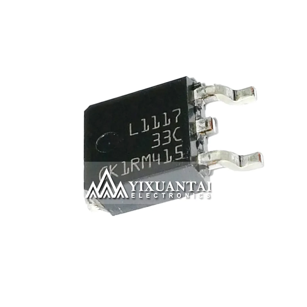 10 шт./лот LD1117DT33TR IC REG линейный 3,3 V 800MA DPAK TO252 новый оригинальный LD1117DT33TR LD1117DT33T LD1117DT33 1117 33C