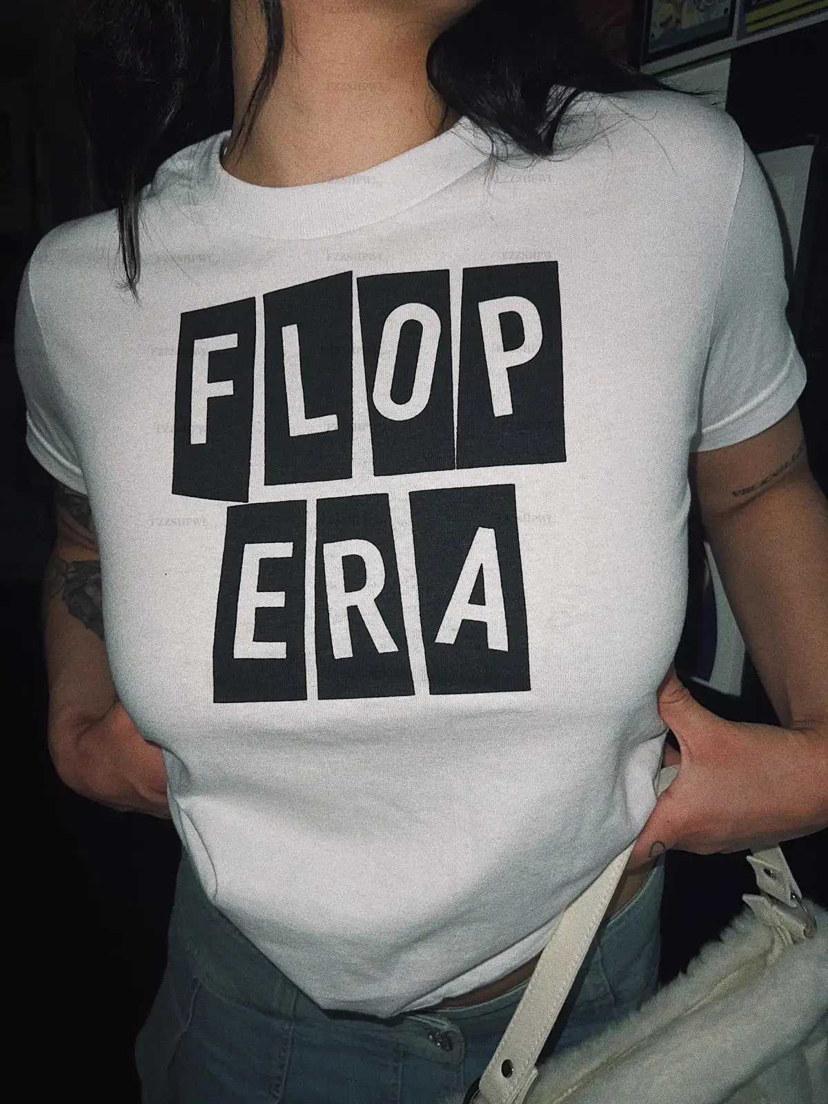 

Y2K aesthetic letter Graphic grunge Short Sleeve 2000s Vintage Baby Tee emo Summer Crop Top Woman clothes Harajuku 2000s t shirt