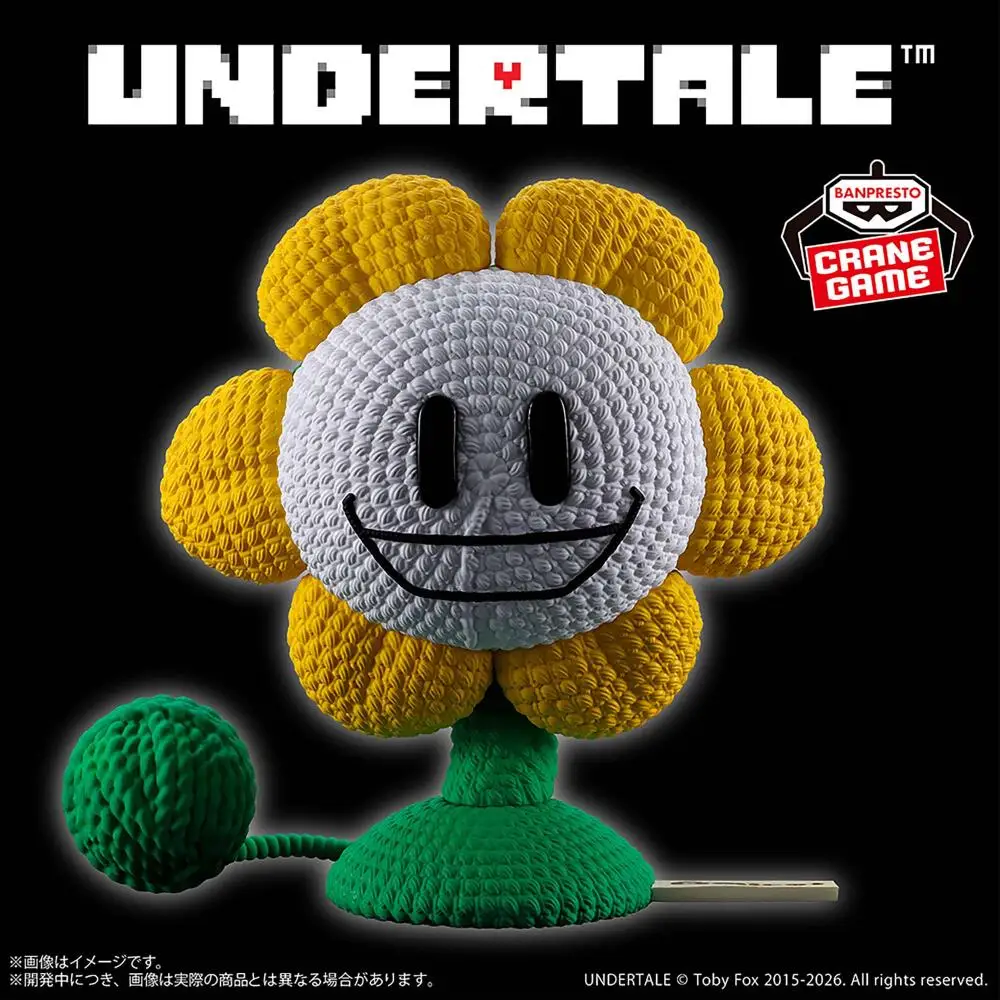Фото В наличии Оригинальная фигурка BANPRESTO Amicot Undertale Flowey, модель аниме-персонажа, игрушка №2