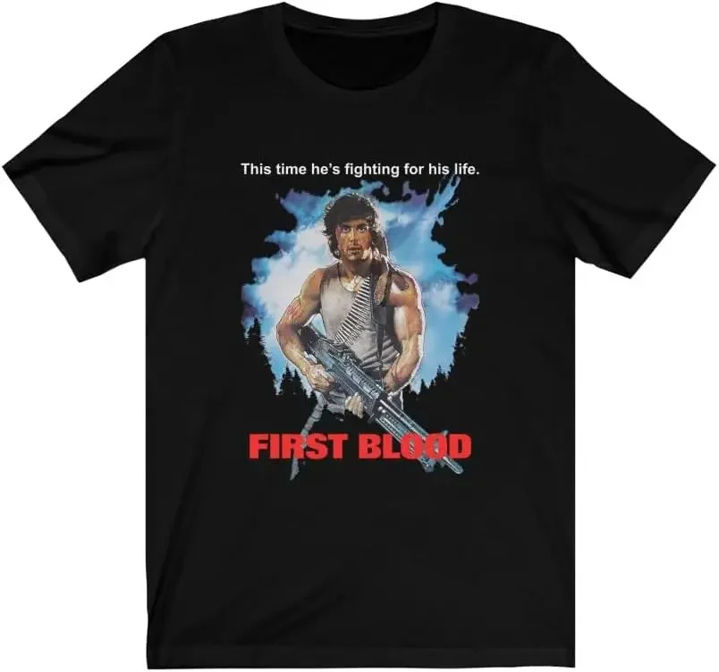 Футболка с принтом Джона Рэмбо из вьетнамской войны костюм ведущего солдата