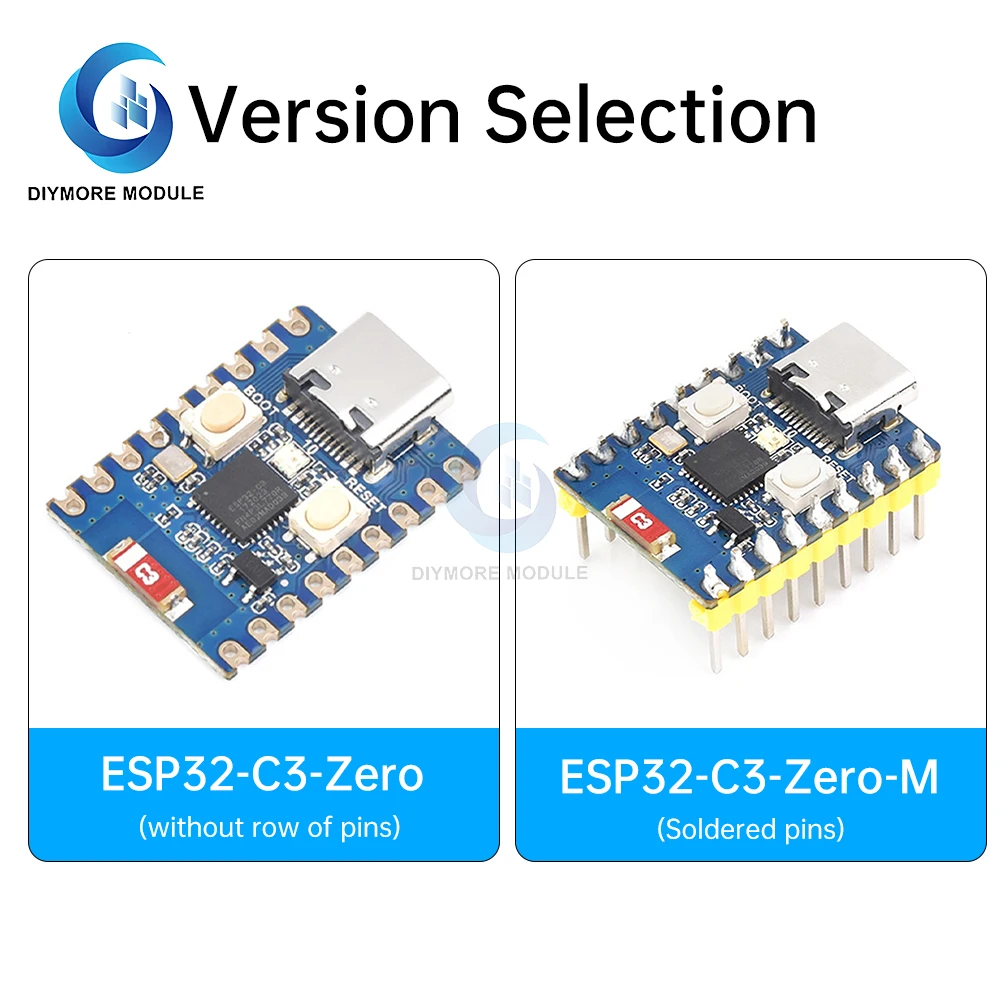 ESP32-C3-Zero Mini WiFi BT 5 макетная плата одноъядерный процессор на основе ESP32-C3FN4