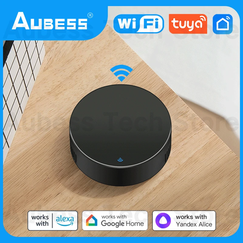 

Aubess IR Remote Control Smart WiFi Infrared Tuya Smart Control For TV DVD Air Conditioner Work With Alice Alexa Google Home
