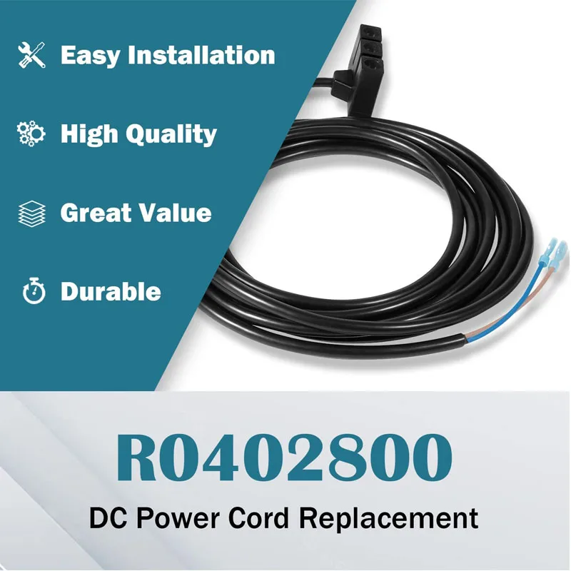 R0402800 DC Power Cord Fit for Zodiac AquaPure Electronic Salt Water Chlorine Generator, PLC1400 - PLC700 Connection Cable enlarge
