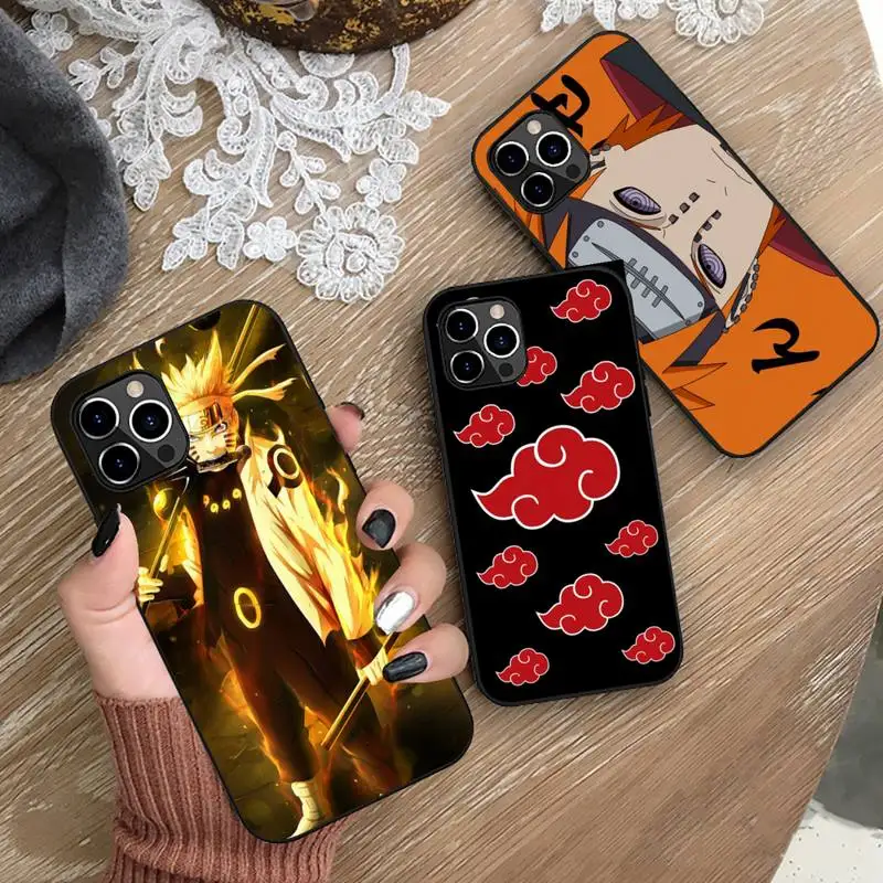 

Naruto Uchiha Sasuke Itachi Akatsuki Kakashi Phone Case Silicone Soft for iphone 13 12 11 Pro Mini XS MAX 8 7 Plus X 2020 XR