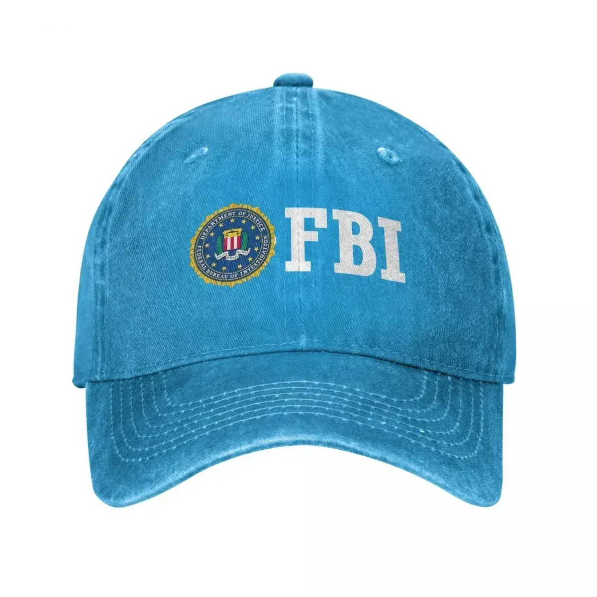 Новая бейсболка унисекс с логотипом Swat F-FBI, винтажная джинсовая кепка с эффектом потертости, для активного отдыха, на все сезоны, для путешествий, с застежкой-клипсой (art.: 3920dc9e3ef67) - 3920dc9e3ef67