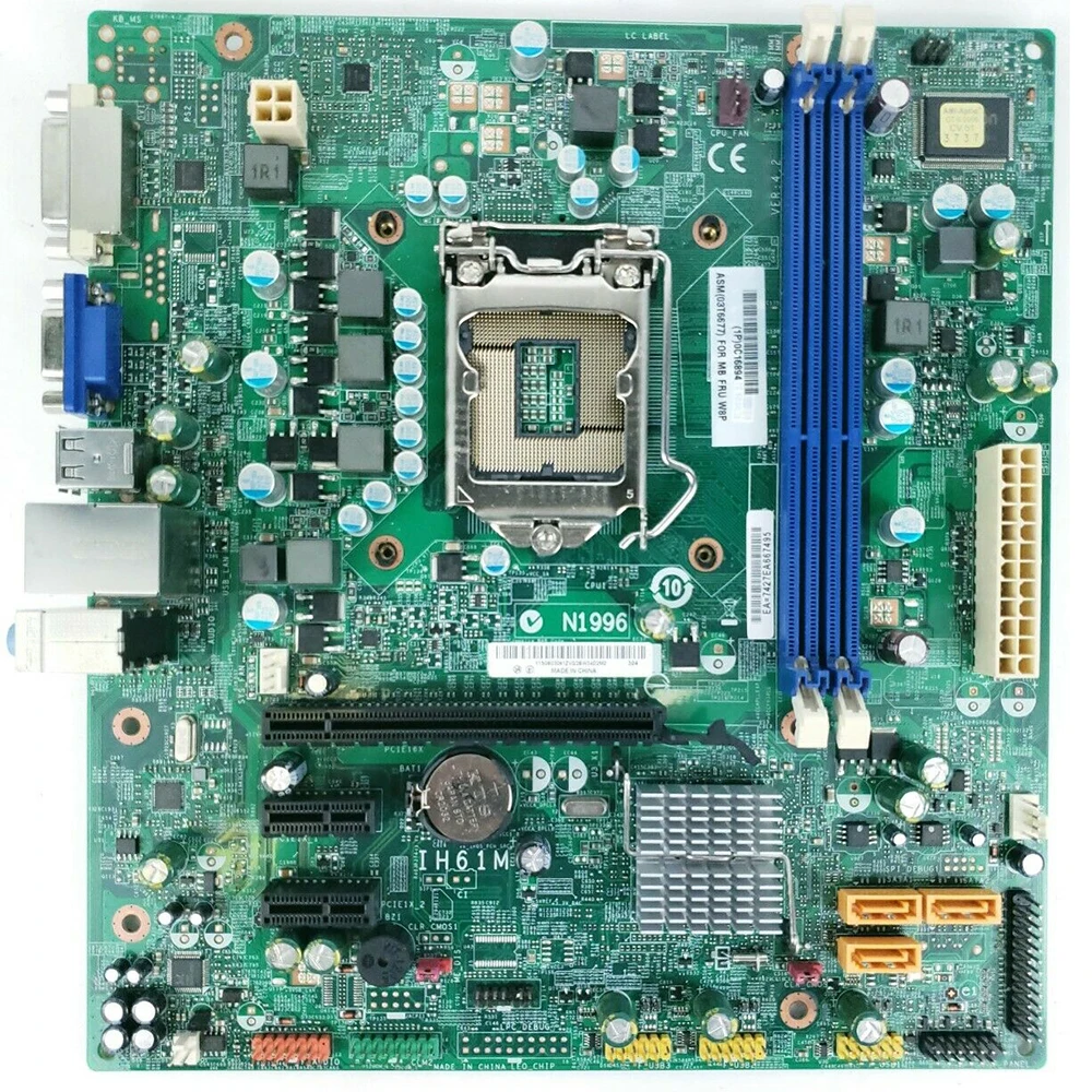 N1996 материнская плата. Ih61m lenovo. материнская плата lenovo 775. мат плата h61 g11a 15061001991.