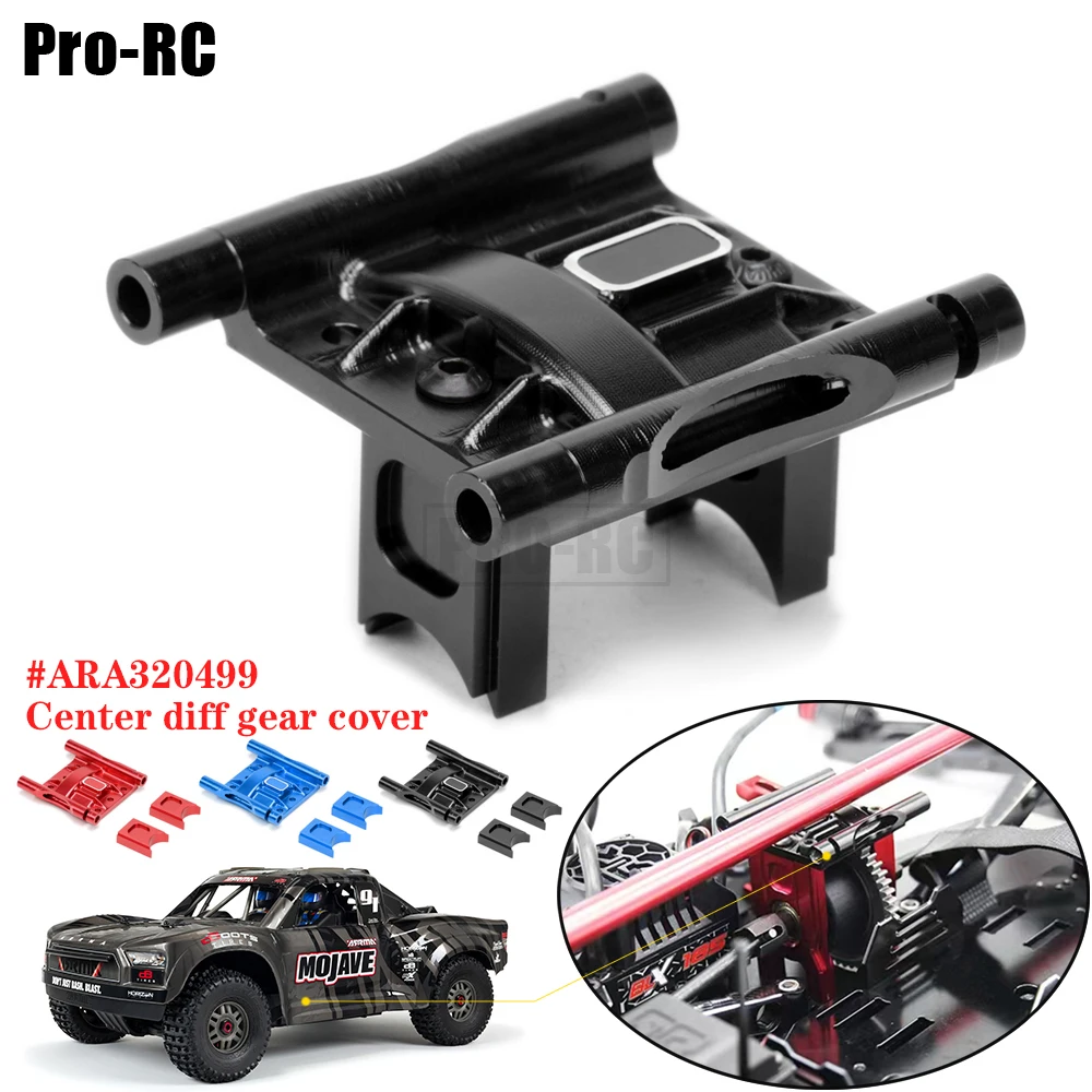 

1Set Aluminum Center Diff Gear Cover ARA320499 for Rc Car Arrma 1/7 MOJAVE INFRACTION LIMITLESS 1/8 KRATON FELONY OUTCAST 6S TLR