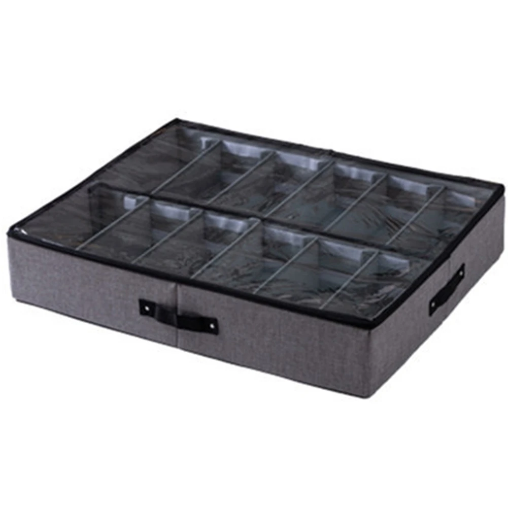 

Прозрачная коробка для обуви, ящик-органайзер для хранения обуви, складная коробка для обуви под кроватью, складная коробка для хранения