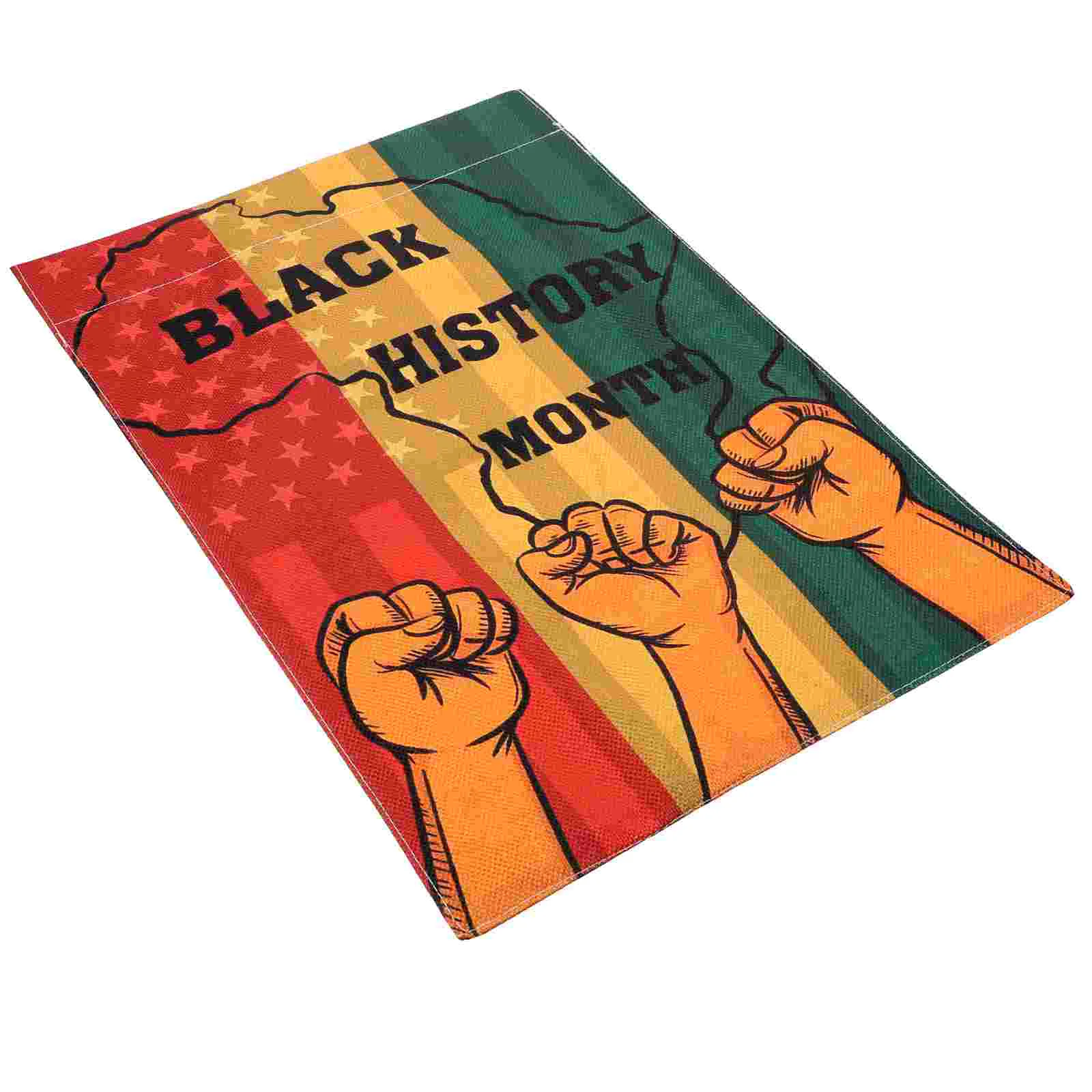 

Decorative Door Porch Garden Flag Black History Month Banner