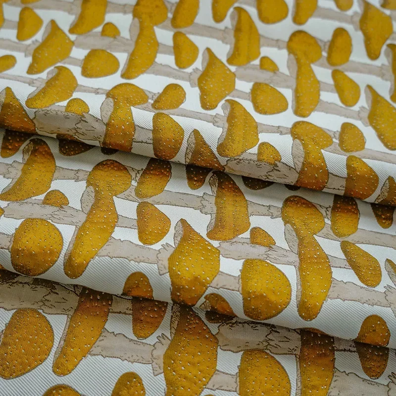 Милая пряжа с рисунком грибов 45x140 см окрашенная жаккардовая ткань женская одежда