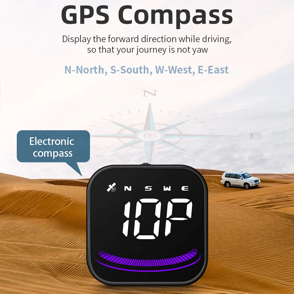 

Автомобильный спидометр G4, цифровой GPS-прибор для измерения скорости и усталости, со светодиодным дисплеем
